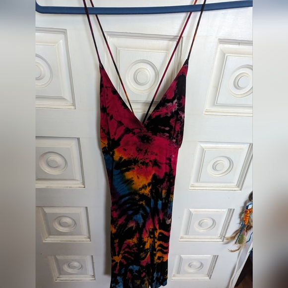 Summer in Venice dress (indigo brown ) main image 1